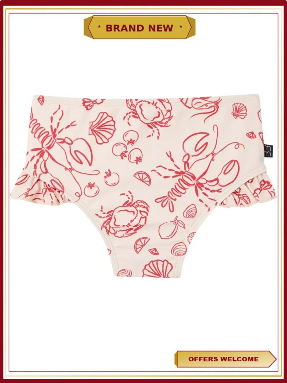 Girl's UPF 50+ Rashguard Set with Keyhole Back